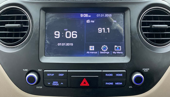 2018 Hyundai Grand i10 SPORTZ 1.2 KAPPA VTVT, Petrol, Manual, 51,183 km, Infotainment System