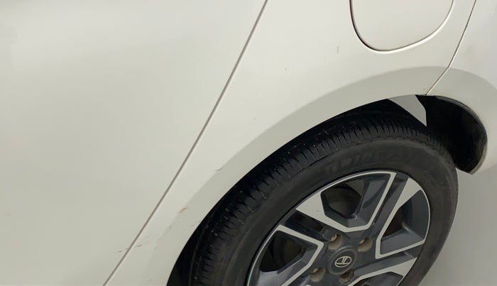 2020 Tata TIGOR XZA PLUS PETROL, Petrol, Automatic, 10,957 km, Left quarter panel - Minor scratches