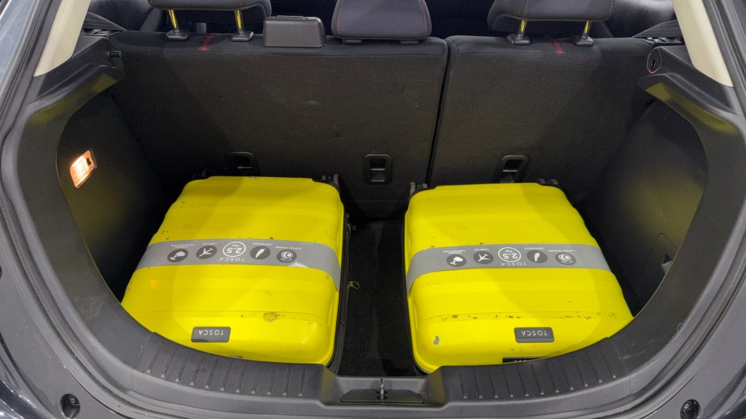 Boot Inside View with Luggage