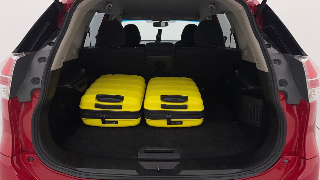 Boot Inside View with Luggage