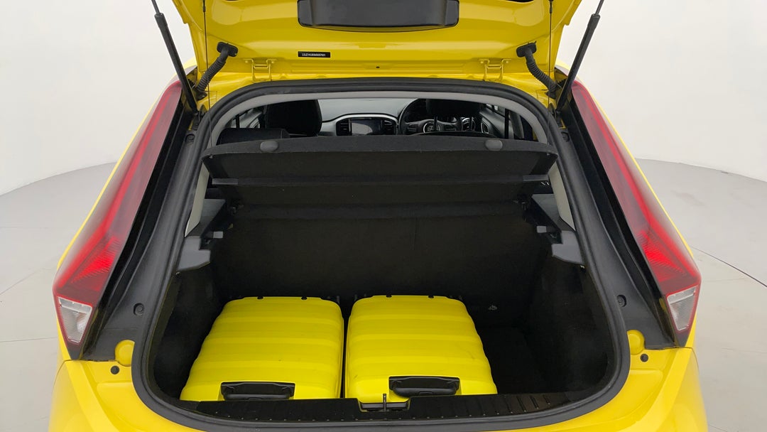 Boot Inside View with Luggage