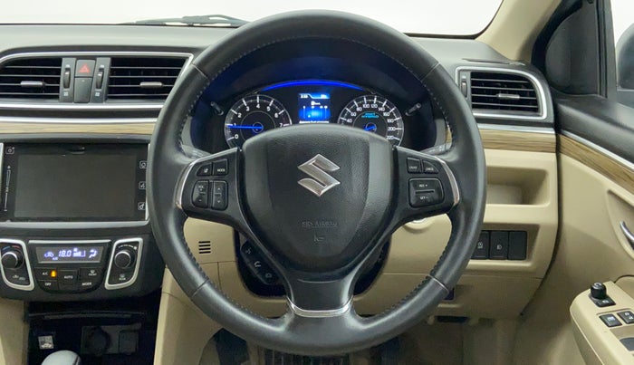 2019 Maruti Ciaz ALPHA 1.5 AT SHVS, Petrol, Automatic, 17,926 km, Steering Wheel Close Up
