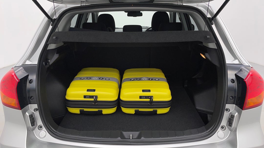 Boot Inside View with Luggage