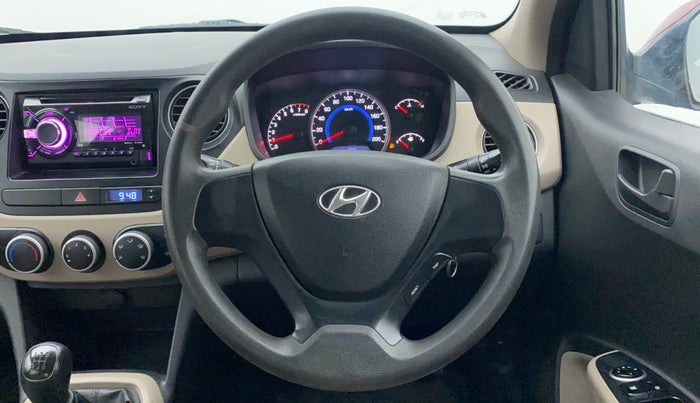 2014 Hyundai Grand i10 MAGNA 1.2 KAPPA VTVT, Petrol, Manual, 52,101 km, Steering Wheel Close Up