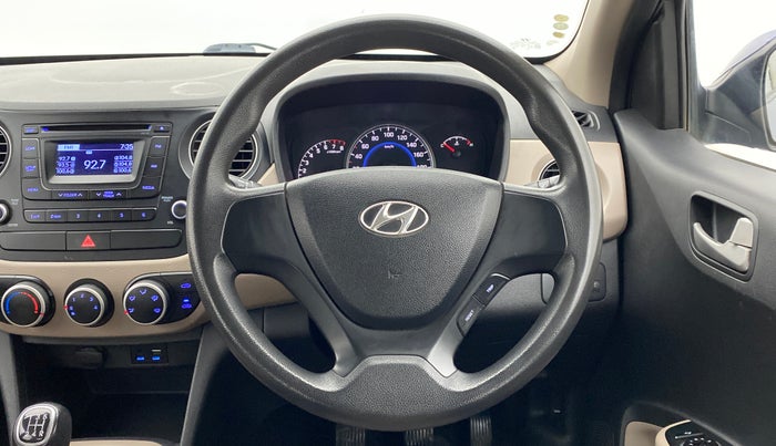 2014 Hyundai Grand i10 SPORTZ 1.2 KAPPA VTVT, Petrol, Manual, 89,312 km, Steering Wheel Close Up