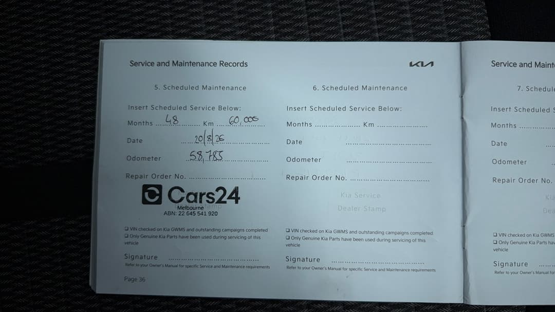 Service History