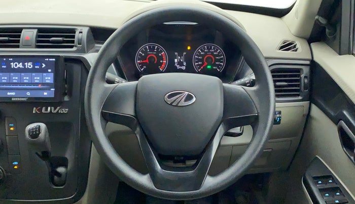 2016 Mahindra Kuv100 K4 6 STR, Petrol, Manual, 54,428 km, Steering Wheel Close Up
