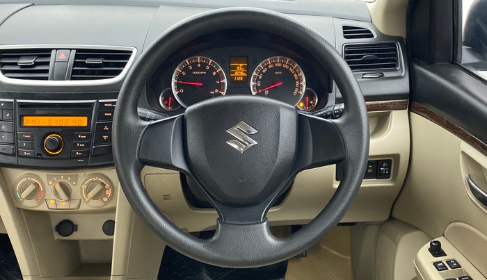 2014 Maruti Swift Dzire VXI 1.2 BS IV, Petrol, Manual, 18,195 km, Steering Wheel Close Up