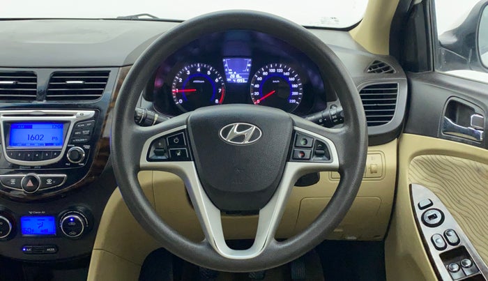 2014 Hyundai Verna FLUIDIC 1.4 VTVT CX, Petrol, Manual, 42,229 km, Steering Wheel Close Up