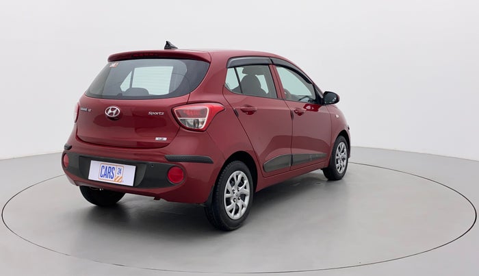 2017 Hyundai Grand i10 SPORTZ 1.2 KAPPA VTVT, Petrol, Manual, 24,086 km, Right Back Diagonal