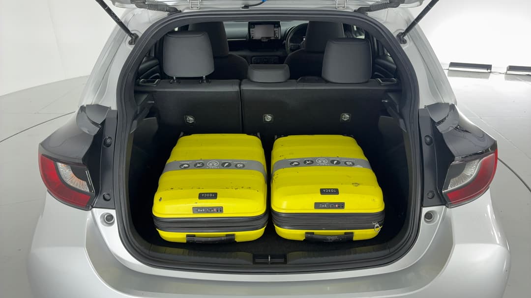 2020 Toyota Yaris Ascent Sport, Manual, 42217 km, Boot Inside View with Luggage