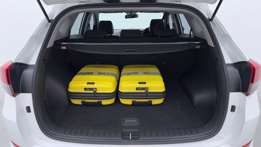 Boot Inside View with Luggage