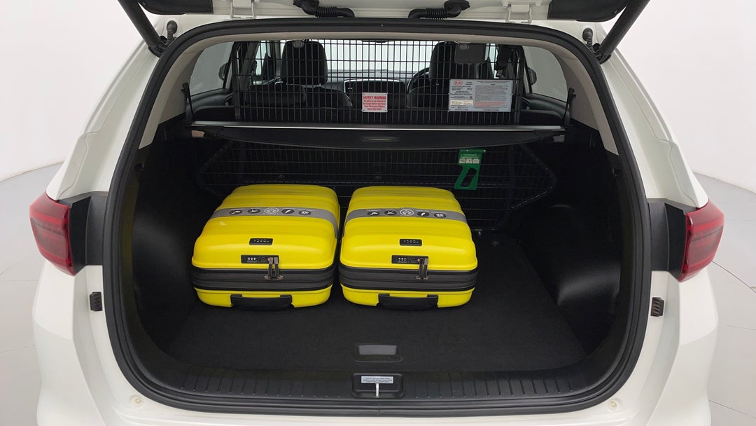 Boot Inside View with Luggage