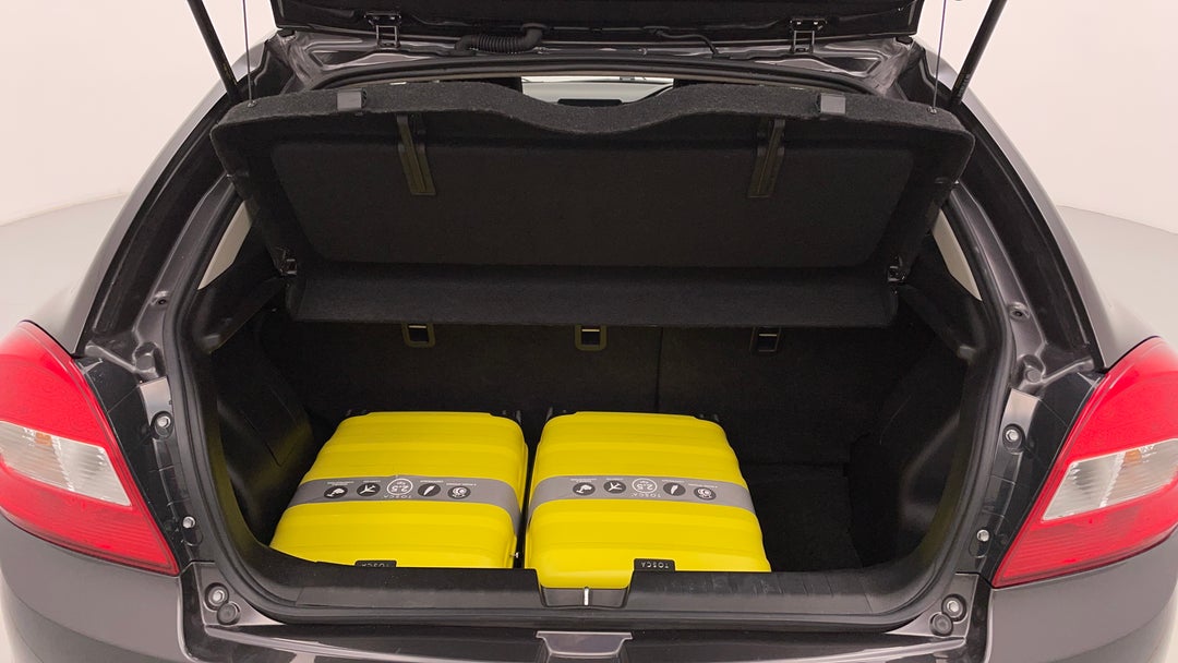 Boot Inside View with Luggage