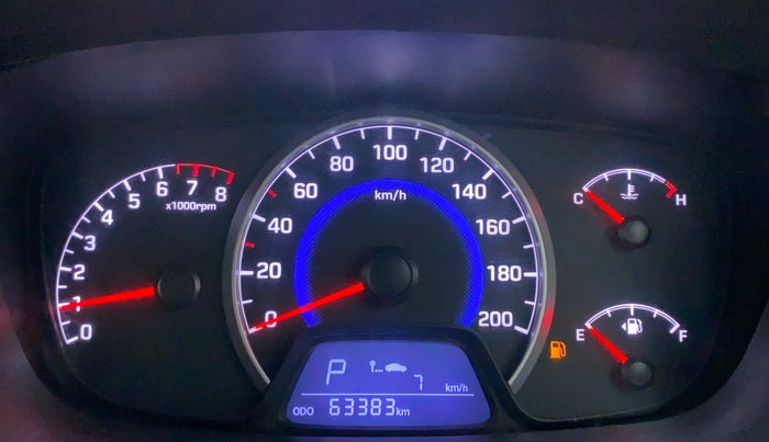 2016 Hyundai Grand i10 MAGNA AT 1.2 KAPPA VTVT, Petrol, Automatic, 63,382 km, Odometer Image