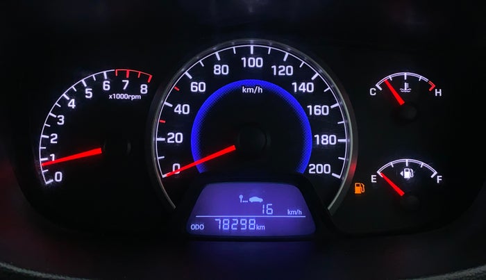 2016 Hyundai Grand i10 MAGNA 1.2 KAPPA VTVT, Petrol, Manual, 78,388 km, Odometer Image