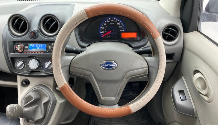2014 Datsun Go T, Petrol, Manual, 65,551 km, Steering Wheel Close Up