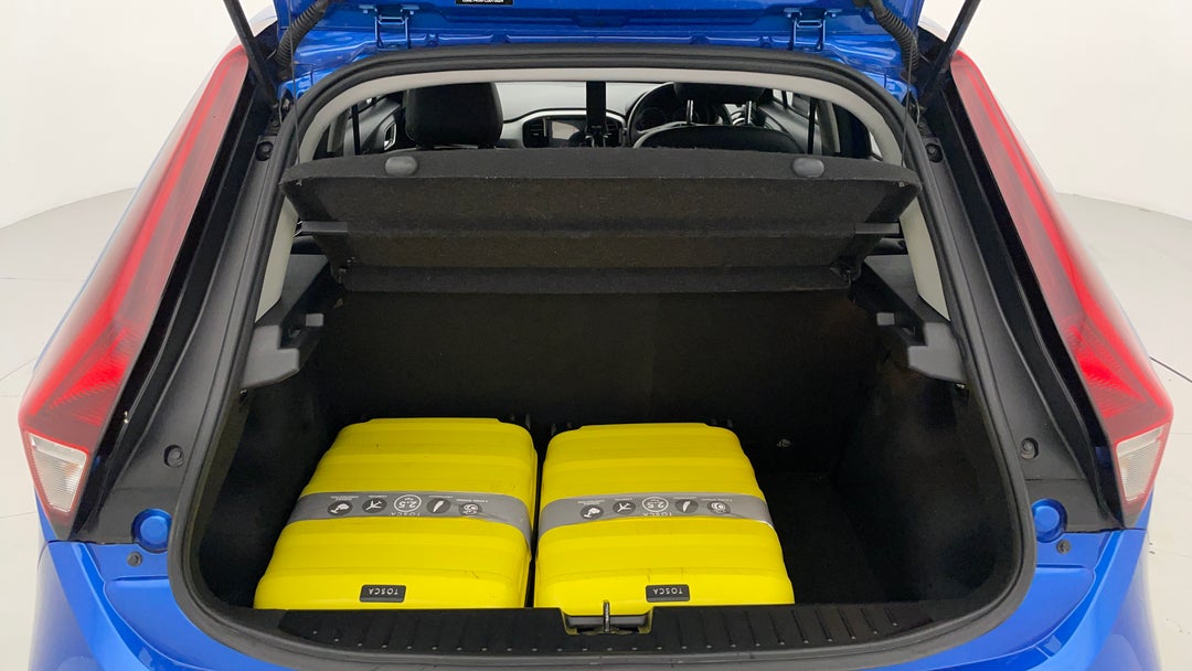 Boot Inside View with Luggage