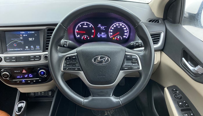 2018 Hyundai Verna 1.6 CRDI SX + AT, Diesel, Automatic, 56,253 km, Steering Wheel Close Up