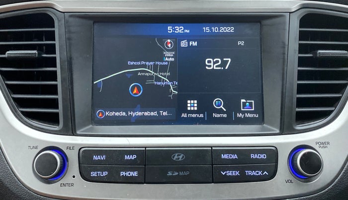 2018 Hyundai Verna 1.6 CRDI SX + AT, Diesel, Automatic, 56,253 km, Infotainment System