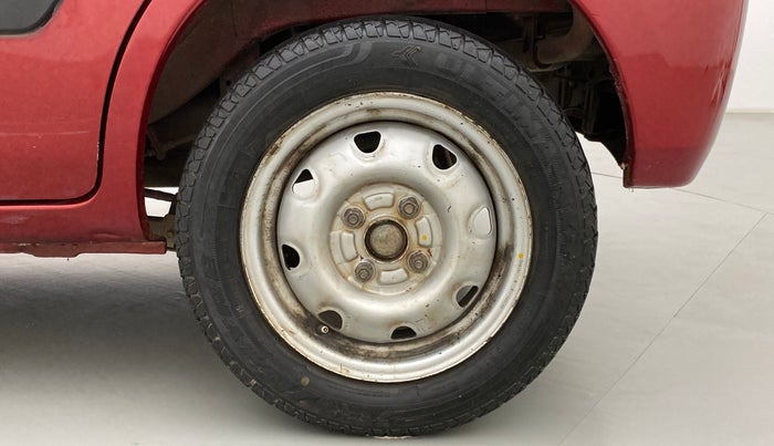 2010 Maruti Wagon R VXI, Petrol, Manual, 92,134 km, Left Rear Wheel