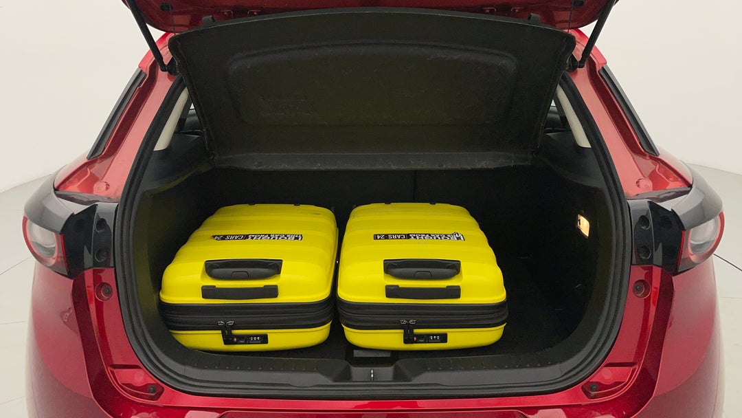 Boot Inside View with Luggage