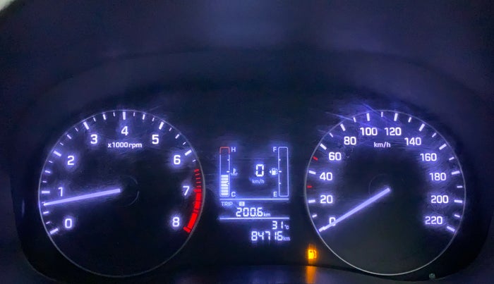 2016 Hyundai Creta SX PLUS 1.6 PETROL, Petrol, Manual, 84,716 km, Odometer Image