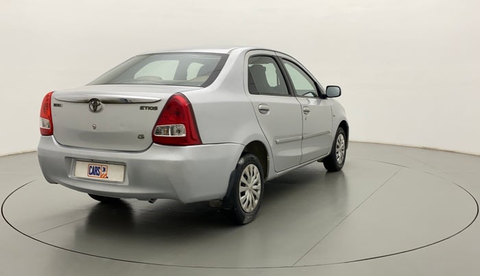 2011 Toyota Etios G, Petrol, Manual, 73,320 km, Right Back Diagonal