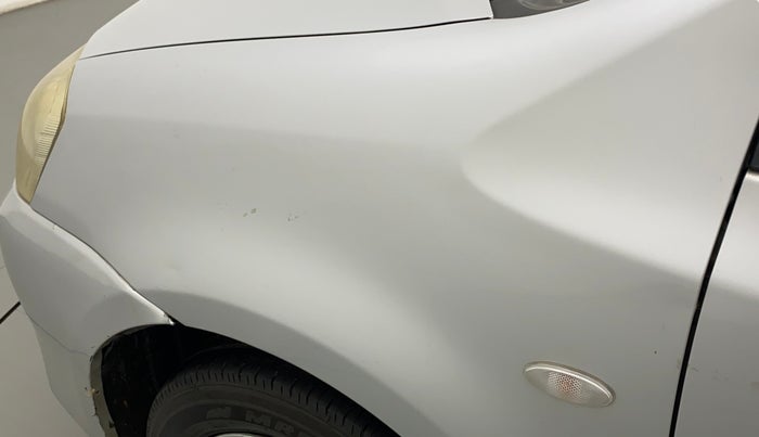 2011 Toyota Etios G, Petrol, Manual, 73,320 km, Left fender - Slightly dented
