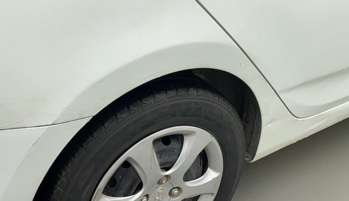 2013 Hyundai Verna FLUIDIC 1.6 VTVT EX, Petrol, Manual, 52,740 km, Right quarter panel - Slightly dented