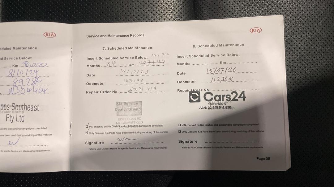 2019 Kia Cerato Sport+ Safety Pack, Automatic, 112268 km, Service History