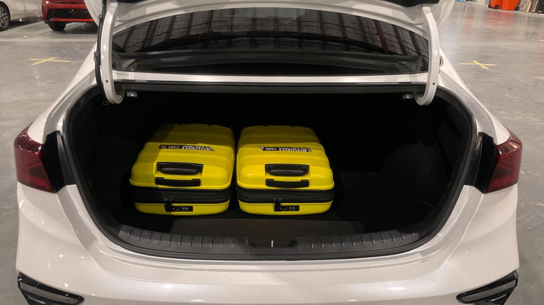 2019 Kia Cerato Sport+ Safety Pack, Automatic, 112268 km, Boot Inside View with Luggage
