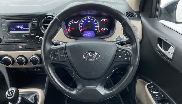 2015 Hyundai Grand i10 ASTA 1.2 (O) VTVT, Petrol, Manual, 40,236 km, Steering Wheel Close Up