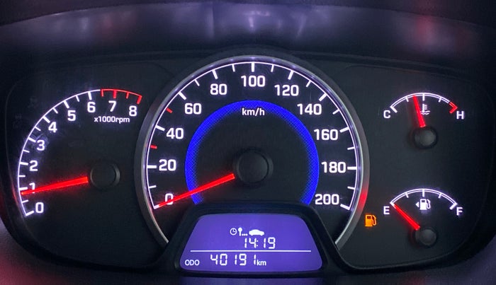2015 Hyundai Grand i10 ASTA 1.2 (O) VTVT, Petrol, Manual, 40,236 km, Odometer Image