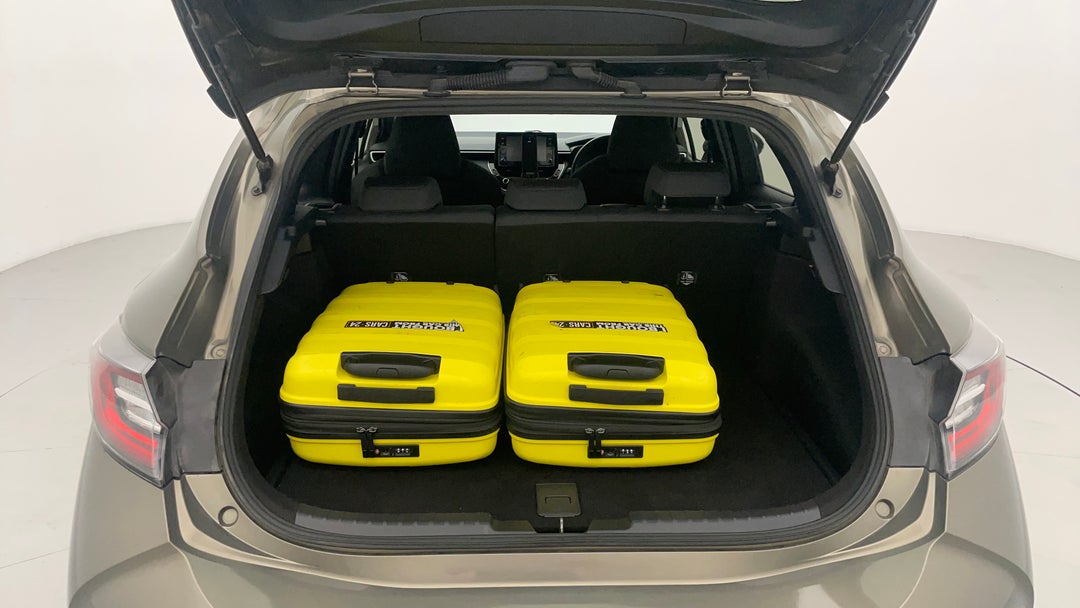 Boot Inside View with Luggage