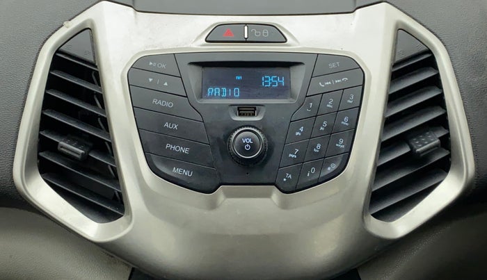 2014 Ford Ecosport TREND 1.5L DIESEL, Diesel, Manual, 1,16,584 km, Infotainment System