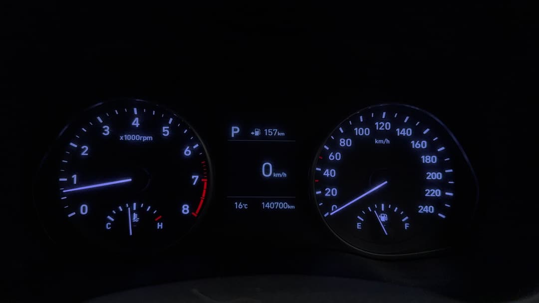 2019 Hyundai i30 Go, Automatic, 140700 km, Odometer View