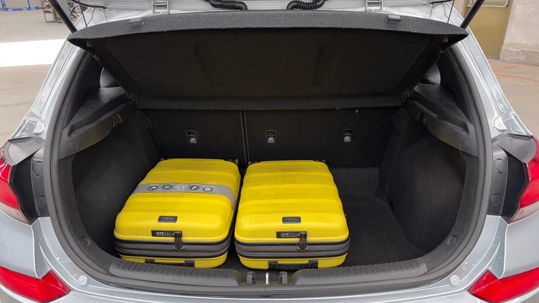 2019 Hyundai i30 Go, Automatic, 140700 km, Boot Inside View with Luggage