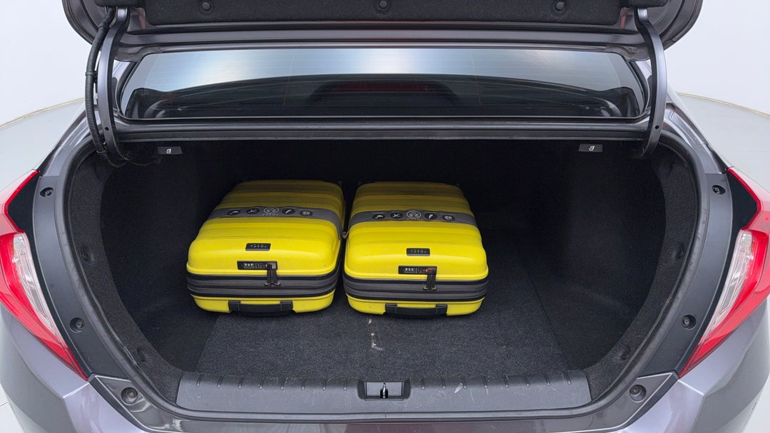 Boot Inside View with Luggage