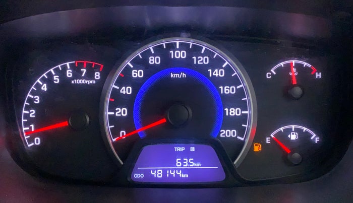 2017 Hyundai Grand i10 SPORTZ (O) 1.2 KAPPA VTVT, Petrol, Manual, 48,144 km, Odometer Image