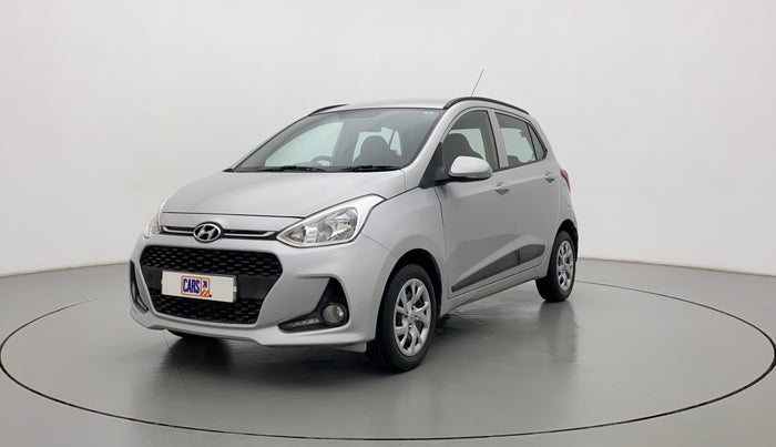 2017 Hyundai Grand i10 SPORTZ (O) 1.2 KAPPA VTVT, Petrol, Manual, 48,144 km, Left Front Diagonal