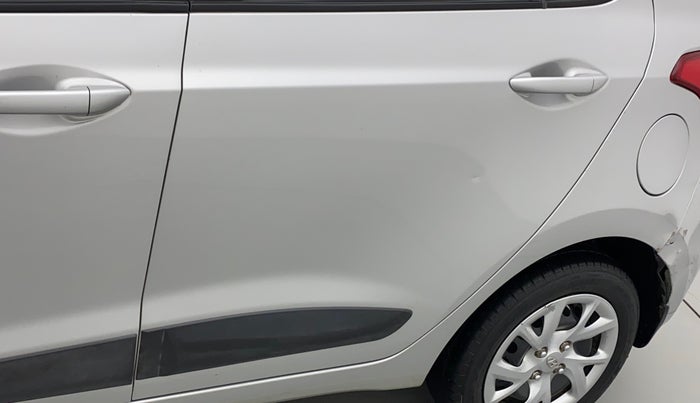 2017 Hyundai Grand i10 SPORTZ (O) 1.2 KAPPA VTVT, Petrol, Manual, 48,144 km, Rear left door - Slightly dented