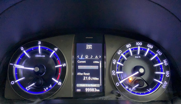 2018 Toyota Innova Crysta 2.4 VX 7 STR, Diesel, Manual, 1,00,065 km, Odometer Image