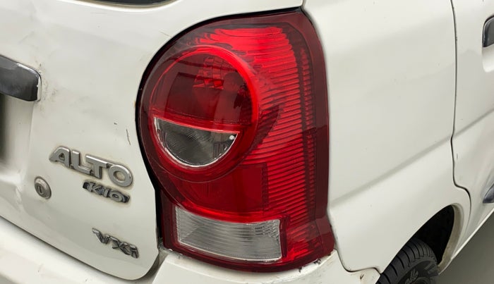 2011 Maruti Alto K10 VXI, Petrol, Manual, 93,510 km, Right tail light - Minor damage