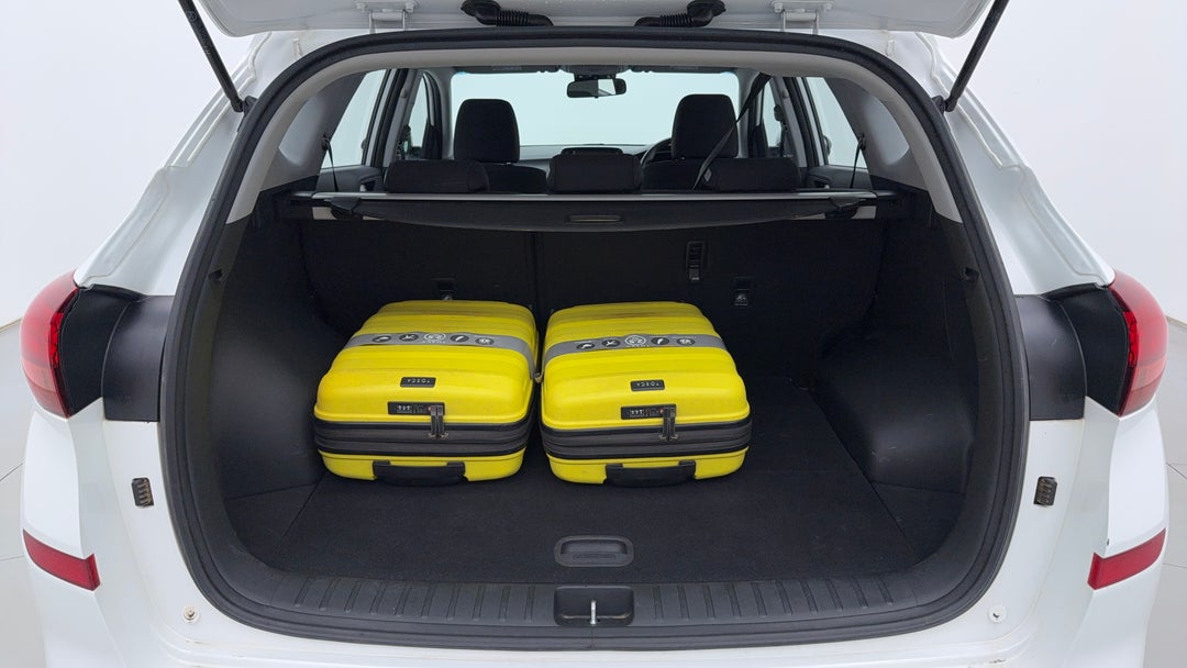 Boot Inside View with Luggage