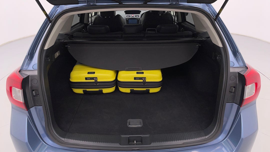 Boot Inside View with Luggage