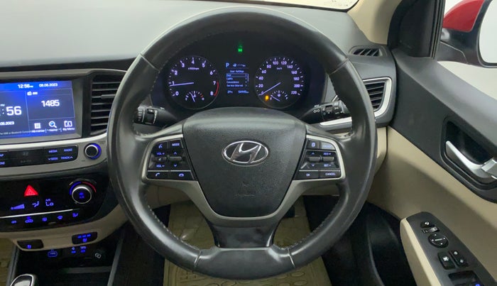 2019 Hyundai Verna 1.6 VTVT SX (O) AT, Petrol, Automatic, 55,150 km, Steering Wheel Close Up