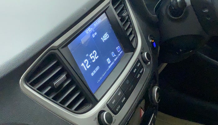 2019 Hyundai Verna 1.6 VTVT SX (O) AT, Petrol, Automatic, 55,015 km, Infotainment system - GPS Card not working/missing