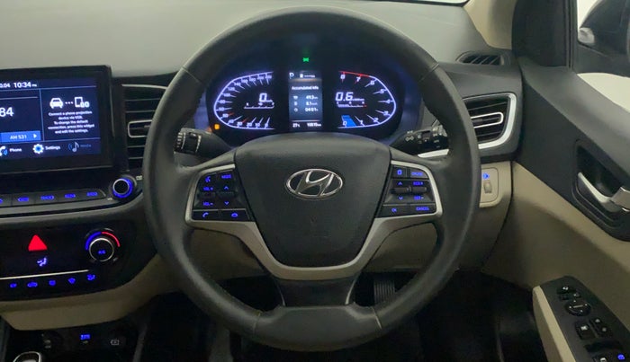 2020 Hyundai Verna SX 1.5 VTVT IVT, Petrol, Automatic, 10,815 km, Steering Wheel Close Up