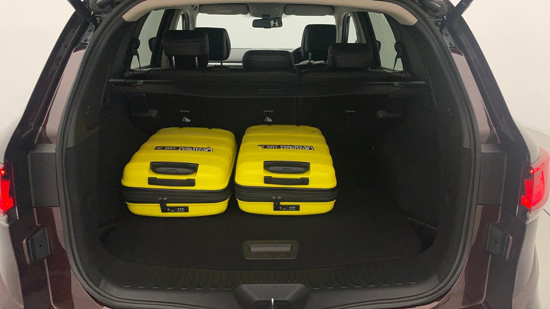 Boot Inside View with Luggage